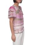 Топ с абстрактным принтом DKNY, цвет Pink Multicolor - фото 3