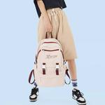 Оксфордский рюкзак унисекс красно-белый XTEP, черный с милым подвесным элементом - фото 4