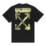 Футболка arrows sketch short sleeve mens loose stripe Off-White, черный - фото