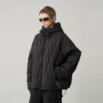 Пуховик Унисекс Черный HARSH AND CRUEL, Серый - фото 4