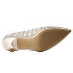 Туфли на высоком каблуке женские бежевый Laorentou - фото 4