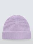 Кашемировая шапка резинкой John Lewis, Light Purple - фото 2