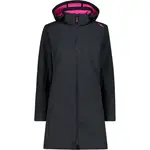 Куртка CMP Longline 3A08326 softshell, черный - фото