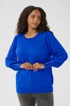 Свитер KAFFE CURVE Lizzy, Royal Blue - фото 2