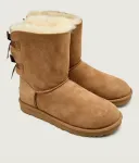Снежные ботинки Bailey Bow II Ugg, коричневый - фото 4