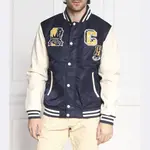 Университетский бомбер стандартного кроя Guess, синий - фото