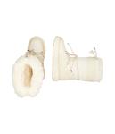 Ботинки женские Guess утепленные зимние, экрю - фото 4