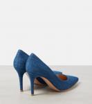 Джинсовые туфли Gianvito 85 Gianvito Rossi, Mid Blue - фото 2