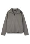 Джемпер Pegador BURANO COLLAR LONGSLEEVE, Flint Grey/Grey - фото 4