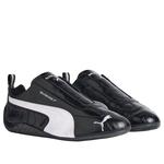 Кроссовки Balenciaga x Puma Speedcat Leather 'Black White' - фото 2