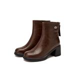 Женские ботинки на каблуке 6,5 см DAPHNE, коричневый - фото 7