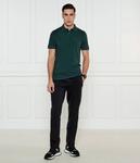 Поло мужское Boss Orange на пуговицах, синий - фото 2