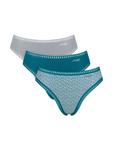 Sloggi Трусы Slip 3er Pack in Blau/Grau - фото