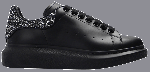 Кроссовки Alexander McQueen Wmns Oversized Sneaker 'Black Glitter', черный - фото