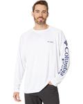 Рубашка Columbia Terminal Tackle L/S, цвет White/Nightshade Logo - фото