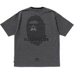 Футболка Bape с полосками A BATHING APE, черный - фото 2