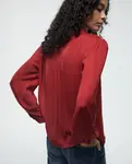 Блуза с пуговицами Sfera, красный - фото 3