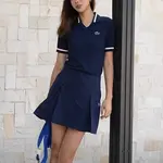 Теннисная юбка женская LACOSTE, синий - фото 6