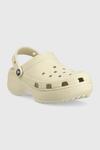 Шлепанцы Classic Platform Clog Crocs, бежевый - фото 2