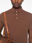 Zanone рубашка поло, коричневый - фото 5