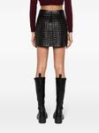 Patou стеганая мини-юбка А-силуэта, черный - фото 4
