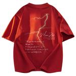 Футболка унисекс Cotton, бордовый - фото 20