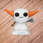 Фигурки чиби Star Wars The Mandalorian Grogu Snowman Funko - фото 6