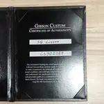 Gibson SG Custom с 2 звукоснимателями - Эбони-CS302089 - фото 12