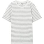 Футболка женская белая/серая Cos - фото