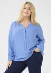 Блуза MAHLENA Kaffe Curve, синий - фото 3