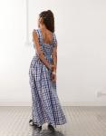 Платье макси в клетку COLLUSION, разноцветное - фото 2