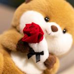 Tak Bebe Плюшевая кукла Rose Confession Capybara высота 24 см - фото 4