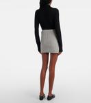 Кашемировая мини-юбка Минди Lisa Yang, Dove Grey - фото 3