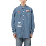 Фланелевая рубашка HUMAN MADE, серая - фото 6