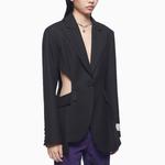 Feng Chen Wang Женский деловой костюм черный, Black - фото 5