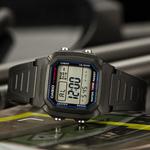 Часы CASIO Waterproof Sports Analog Mens Black Digital, черный - фото 3