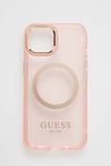 Чехол для телефона iPhone 14 6,1 дюйма Guess, розовый - фото