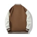 Бейсбольная куртка унисекс LEVEL, Черно-белый - фото 6