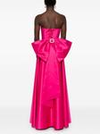 Платье макси с бантом NISSA, розовый - фото 2