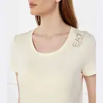 Футболка стандартного кроя Ea7, экрю - фото 4