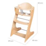 Детский стульчик стул up natural Roba, бежевый - фото 8