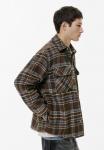 Куртка PULL&BEAR CHECK, Brown - фото 5