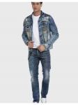 Джинсовая куртка Cipo & Baxx, синий - фото 3