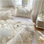 Generic Комплект постельного белья Lace Princess Rose Printed - фото