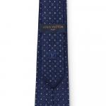 Галстук с монограммой и градиентными точками Louis Vuitton, синий - фото 4