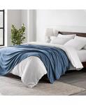 Одеяло из флиса Twin/Twin XL Bare Home, синий - фото 3