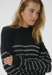 Джемпер Kaffe LIZZ TURTLENECK, Black/Silver Stripe/Black - фото 4