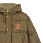 Пуховик женский Celine, хаки - фото 6