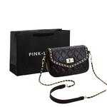 Pink·Land Женская сумка через плечо, Черный - фото