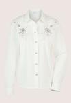 Блуза MADELEINE ELEGANTE MIT ZIERPERLEN, White - фото 7